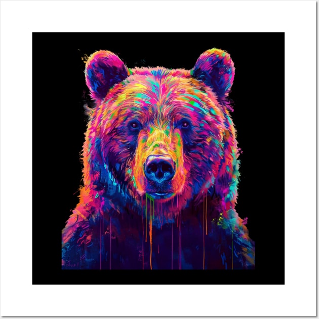 Grizzly Bear Munching Majesty Wall Art by xXYazzyChanArtsXx